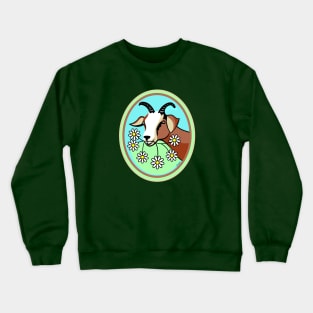 Daisy Goat Crewneck Sweatshirt